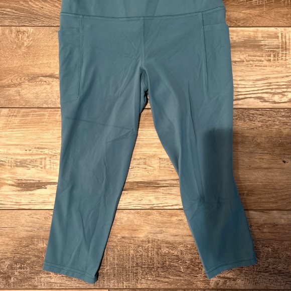 Athleta Teal Leggings - Picture 2 of 7